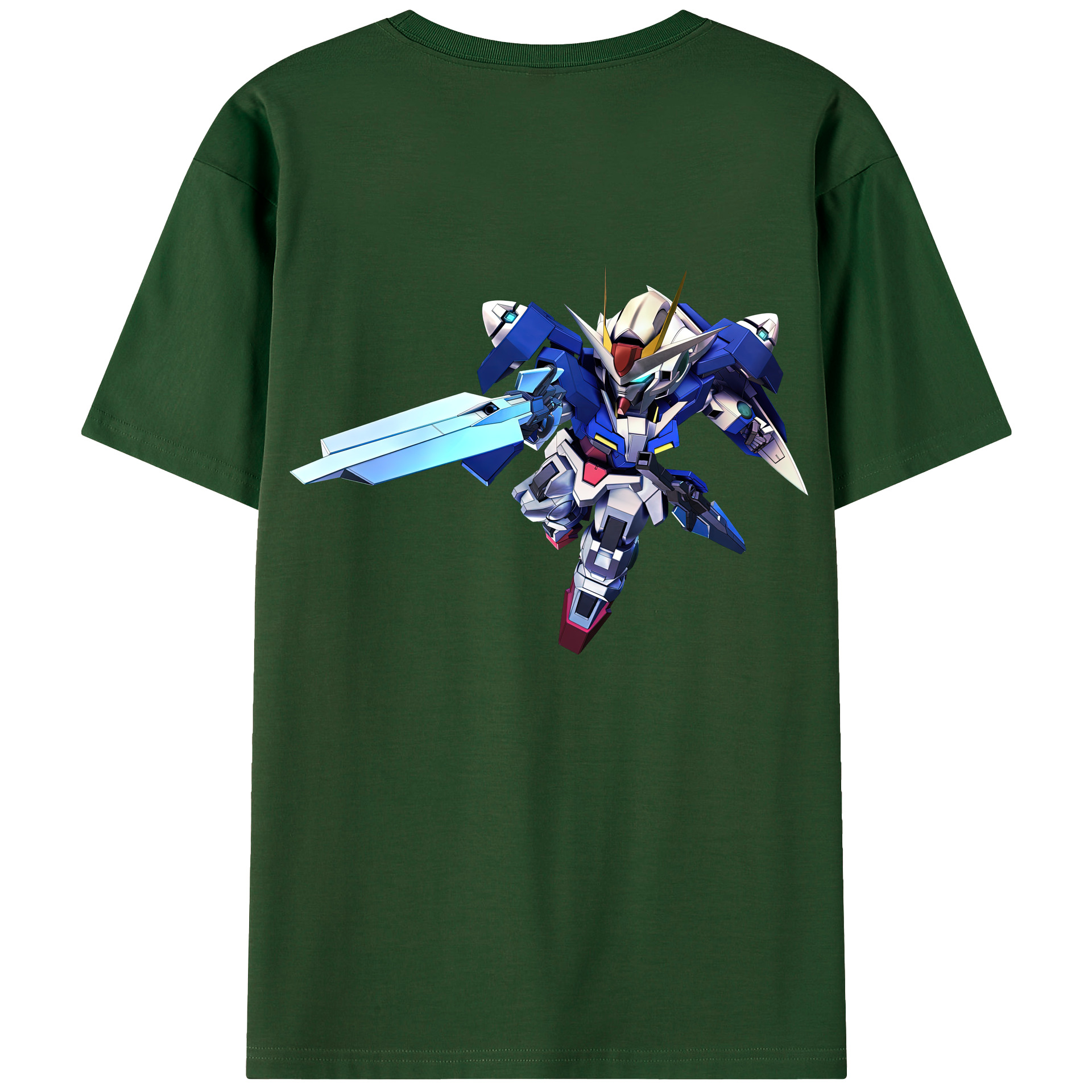 （画像用） 機動戦士ガンダム Mobile Suit Gundam 綿100％半袖Tシャツ（背面プリント）